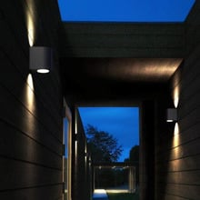 Canto Seaside Black Outdoor Up/Down Wall Light